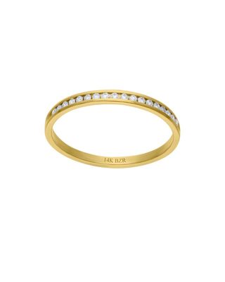 Churumbela De Oro Amarillo 14k Con 10pts De Diamante