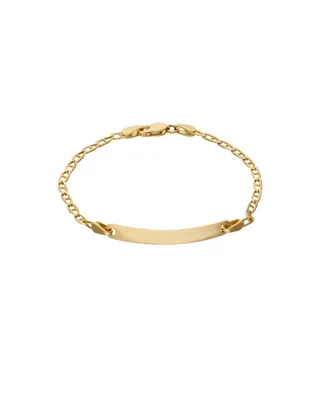 Esclava De Oro Amarillo 14K De 14Cm