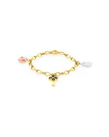 Pulsera De Oro Florentino 14K (18.5 Cm) (4 Mm)