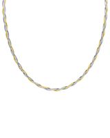 Gargantilla Oro Amarillo Y Blanco 14k