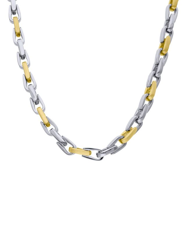 Cadena De Oro Amarillo Platinado De 60Cm 1X3-Bizzarro