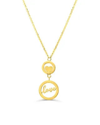 Gargantilla Love De Oro Amarillo 14K (42 Cm + Ext 3 Cm)