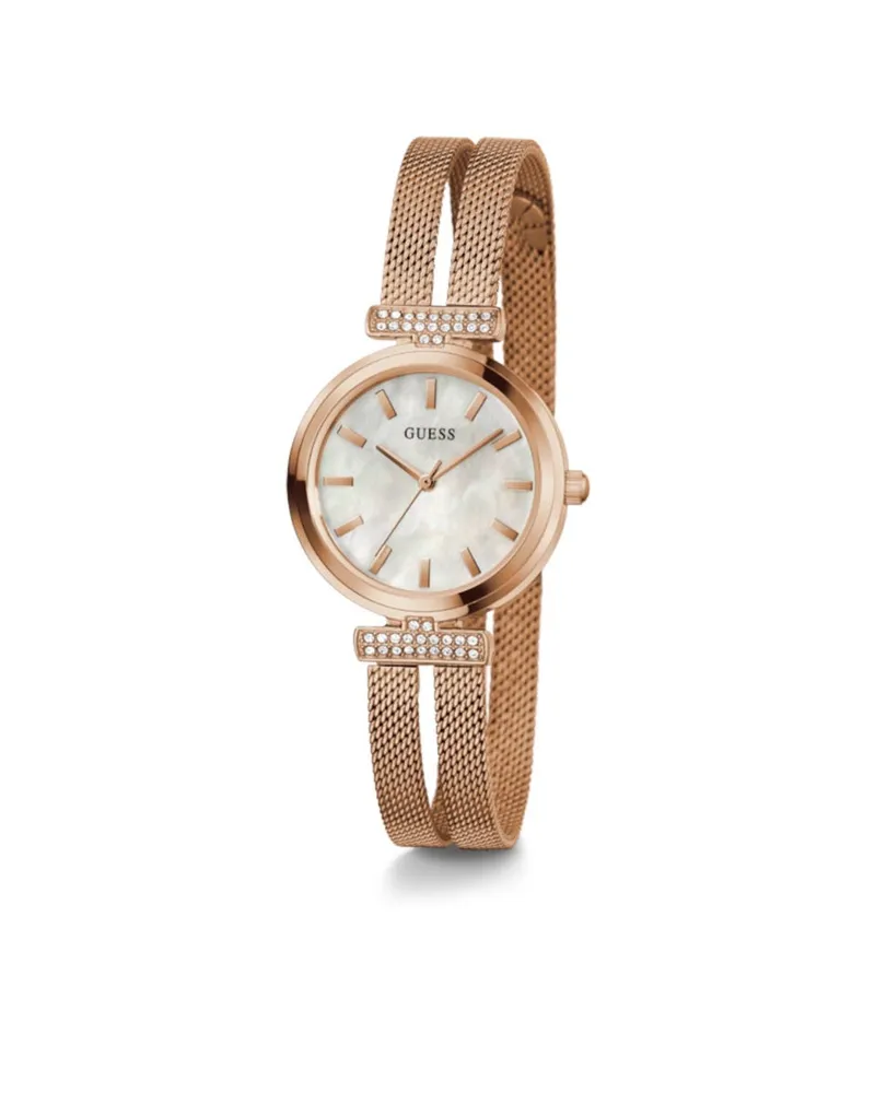 Reloj Guess para Mujer Cosmic. Reloj análogo Rosado Acero inoxidable GUESS