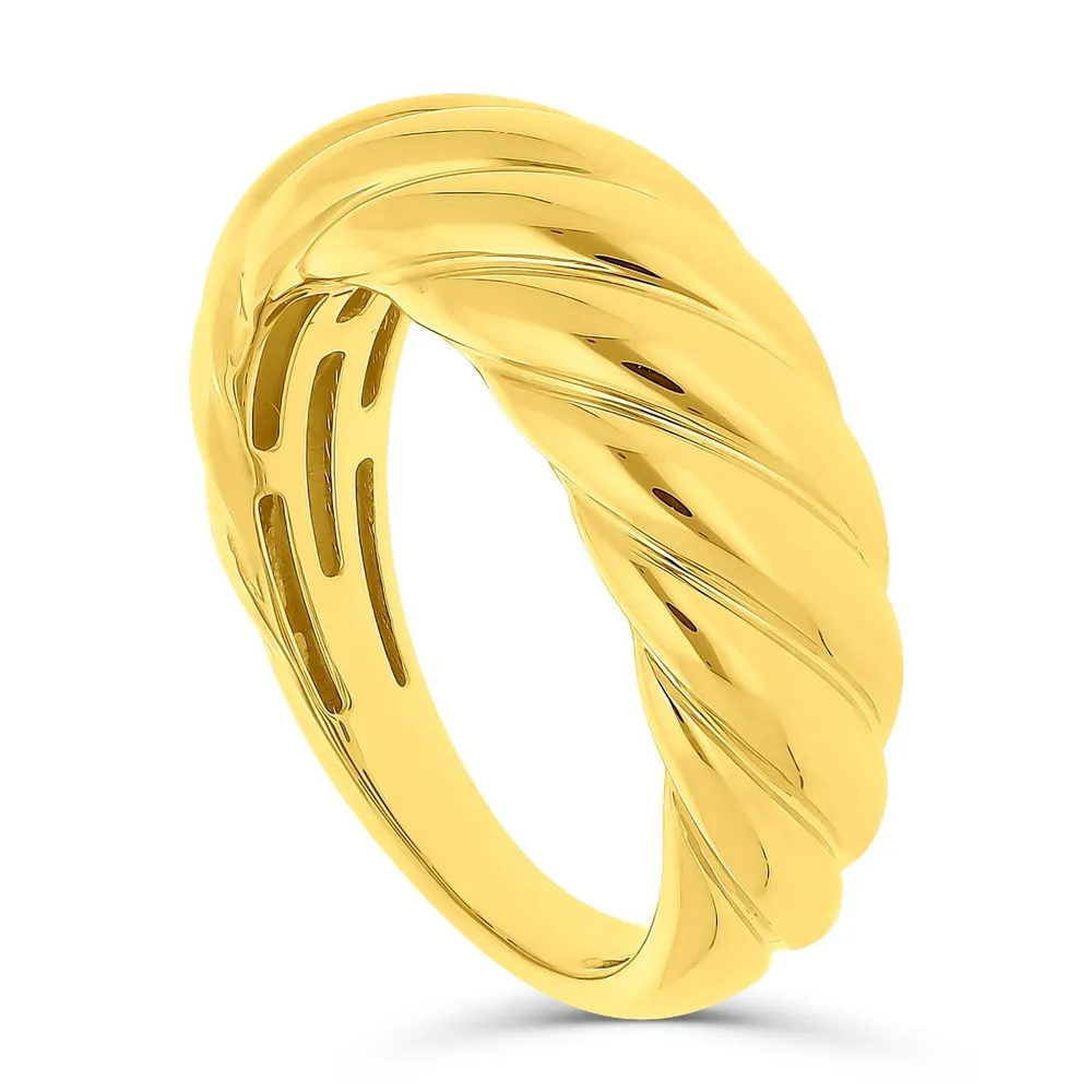 Anillo De Oro Amarillo 14K