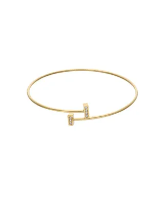 Pulsera De Oro Amarillo 14K Con Zirconias