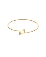 Pulsera De Oro Amarillo 14K Con Zirconias