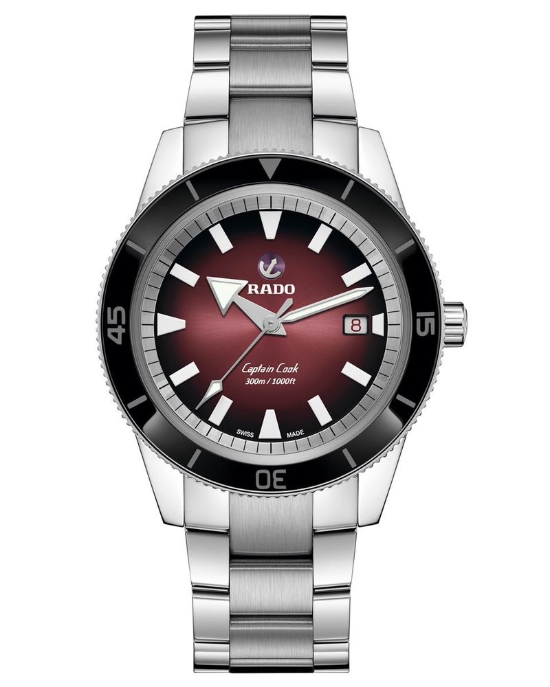 RELOJ RADO CAPTAIN COOK CAB CARAT RJO ACER 42MM 30BAR ATM