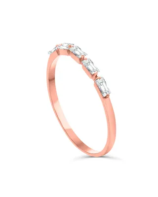 Churumbela De Oro Rosa 14K Con 22Pts De Diamante