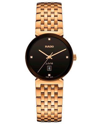 RELOJ RADO FLORENCE DIAM DAM QZO NGO PVD 30 MM 3 BAR