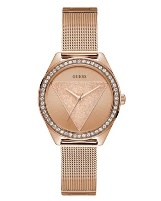 Reloj Guess Tri Glitz para Dama Acero Oro Rosa