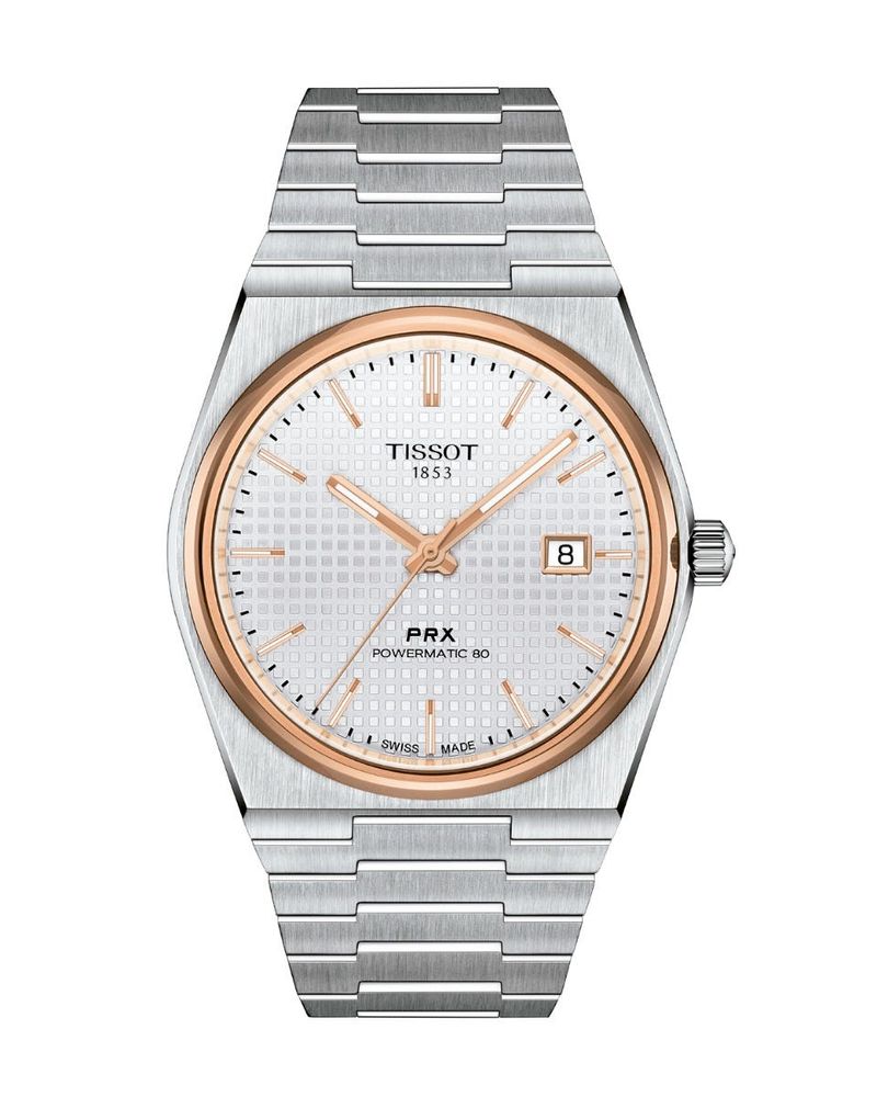 Reloj Tissot PRX Powermatic 80 Blanco para caballero