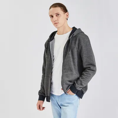 Sweat zippé à capuche