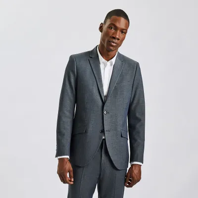 Veste de costume regular en twill