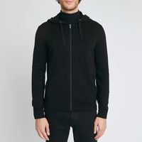 Gilet zippe à capuche - gris