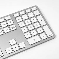 Matias Wired USB-C Keyboard with Numeric Keyboard for Mac - Silver