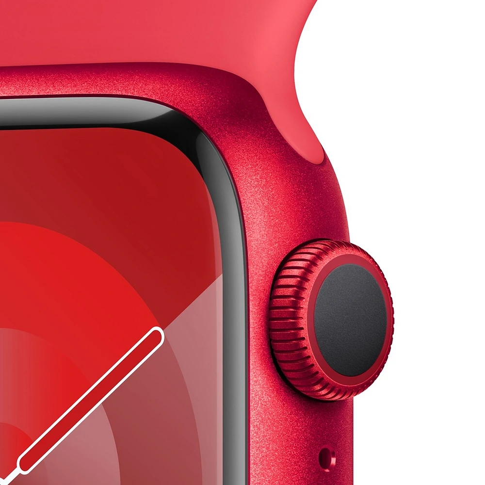 Apple Watch Series 9 (PRODUCT)RED Aluminium Case with (PRODUCT)RED Sport Band