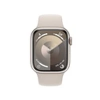 Apple Watch Series 9 Starlight Aluminium Case with Starlight Sport Band