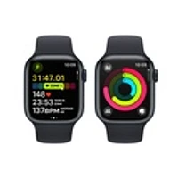 Apple Watch Series 9 Midnight Aluminium Case with Midnight Sport Band