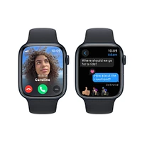 Apple Watch Series 9 Midnight Aluminium Case with Midnight Sport Band