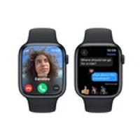 Apple Watch Series 9 Midnight Aluminium Case with Midnight Sport Band