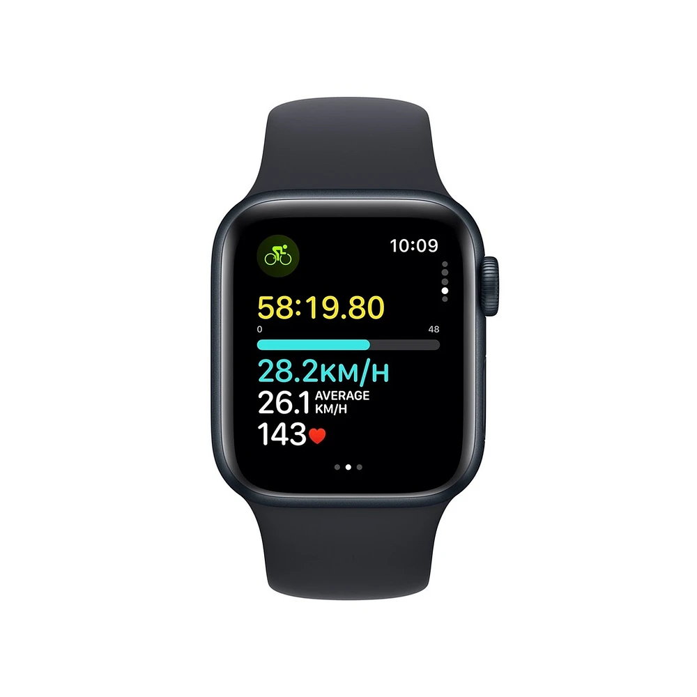 Apple Watch SE (2023) Midnight Aluminium Case with Sport Band