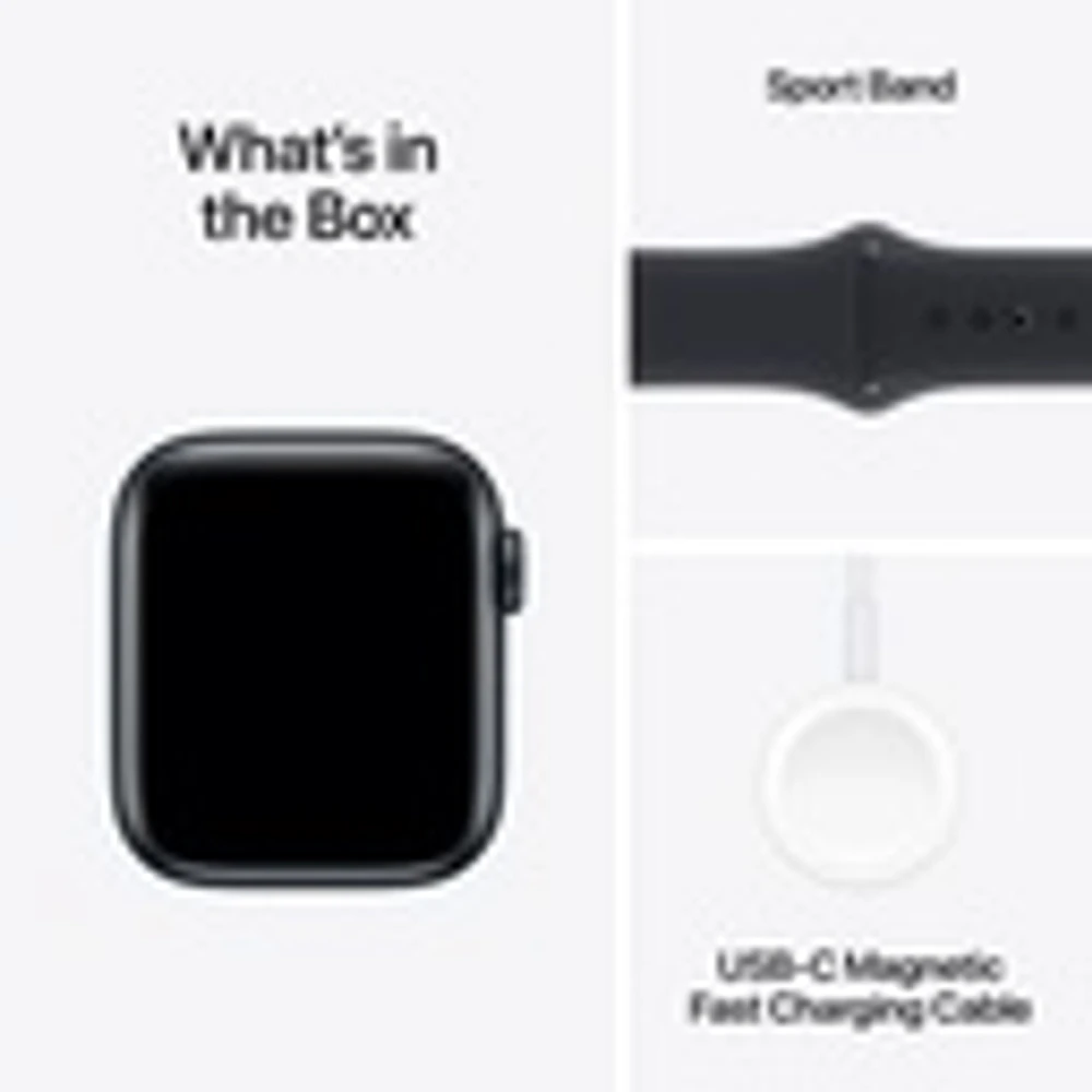 Apple Watch SE (2023) Midnight Aluminium Case with Sport Band