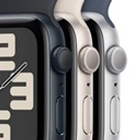 Apple Watch SE (2023) Midnight Aluminium Case with Sport Loop