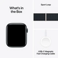 Apple Watch SE (2023) Midnight Aluminium Case with Sport Loop