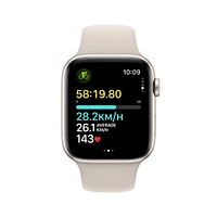 Apple Watch SE (2023) Starlight Aluminium Case with Sport Band