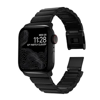 Nomad Titanium Watch Strap for Apple Watch 44/45/49mm  - Black Hardware