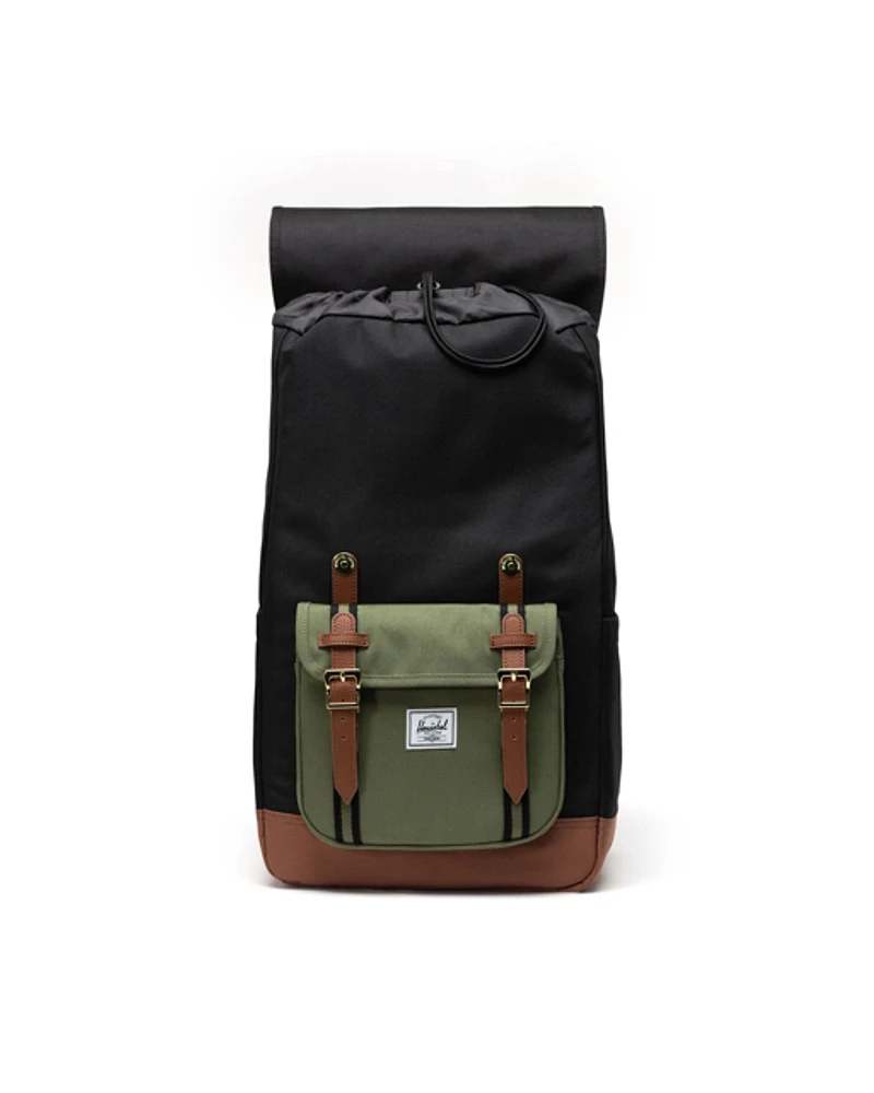 Herschel Little America Backpack - Black / Four Leaf Clover