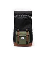 Herschel Little America Backpack - Black / Four Leaf Clover