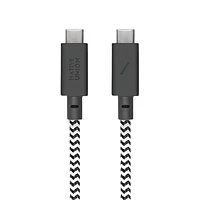 Native Union 2.4M Knot Anchor Cable USB-C to USB-C Cable - Zebra