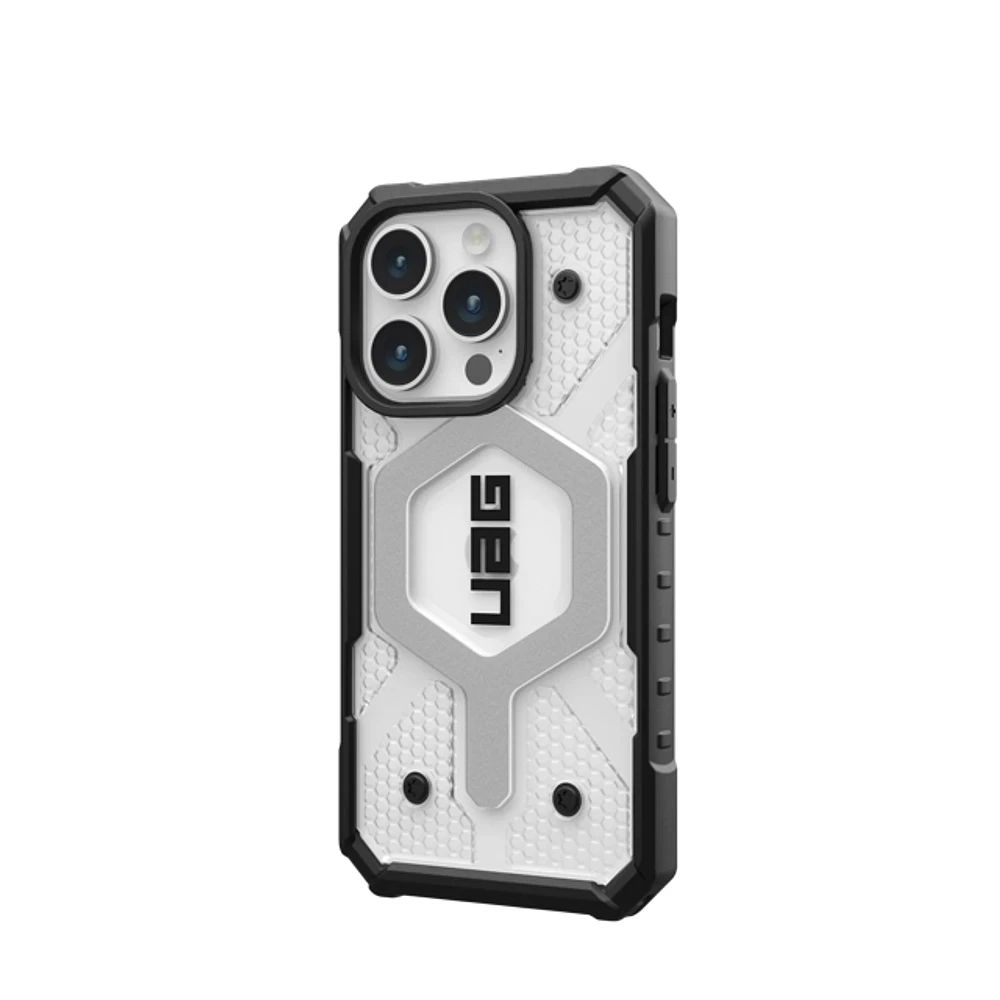 UAG Pathfinder Case with MagSafe for iPhone 15 Pro Max - Clear / Black