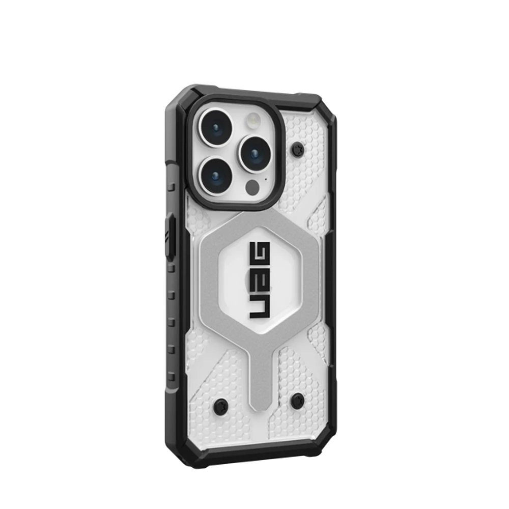 UAG Pathfinder Case with MagSafe for iPhone 15 Pro Max - Clear / Black