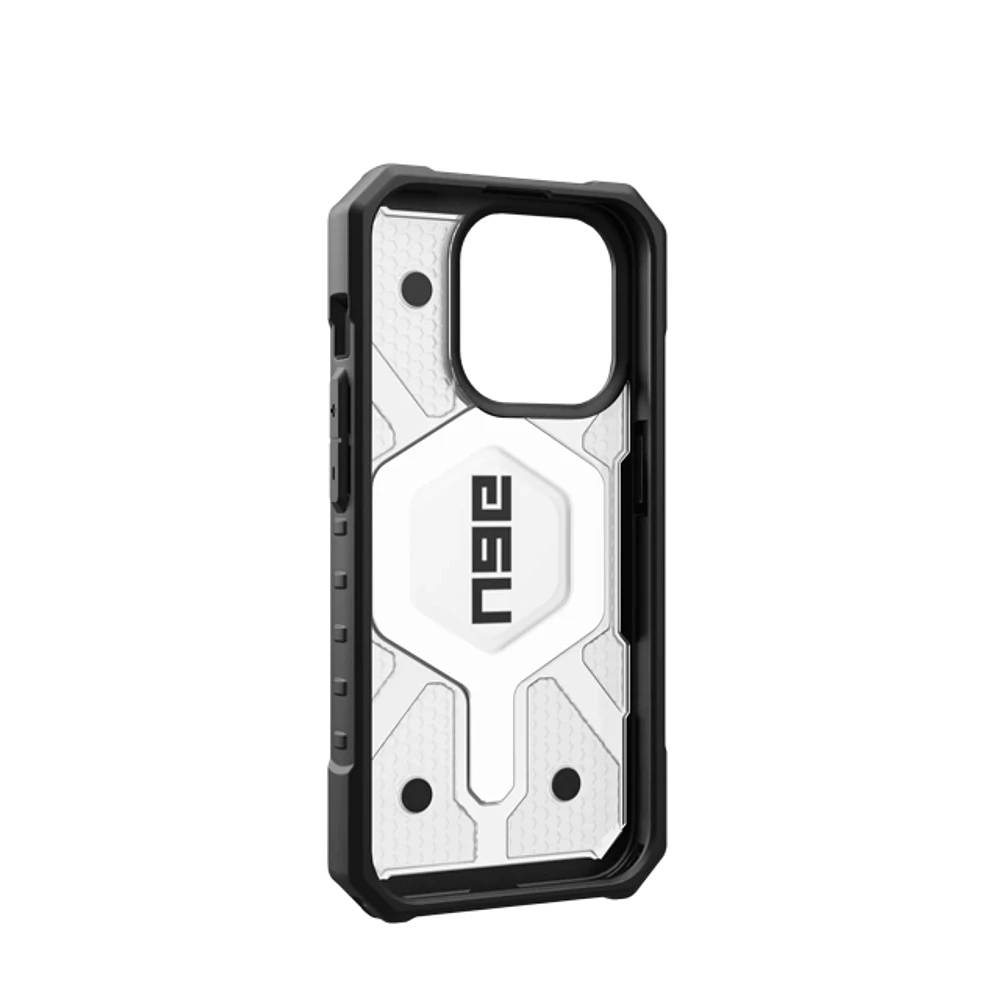 UAG Pathfinder Case with MagSafe for iPhone 15 Pro Max - Clear / Black