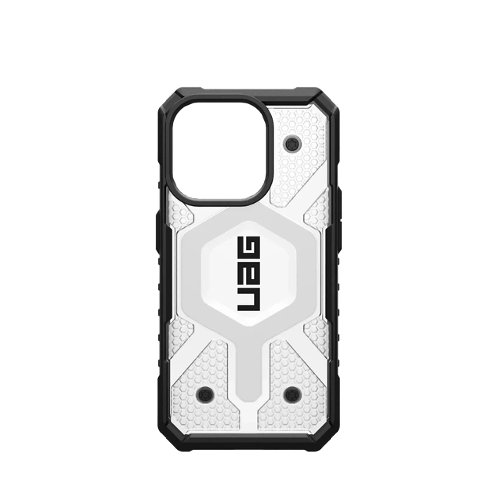 UAG Pathfinder Case with MagSafe for iPhone 15 Pro Max - Clear / Black