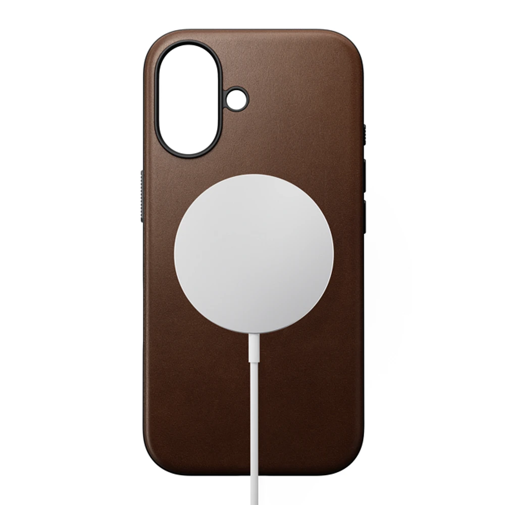 Nomad Modern Leather Case with MagSafe for iPhone 16