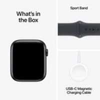 Apple Watch SE (2024) Midnight Aluminium Case with Sport Band