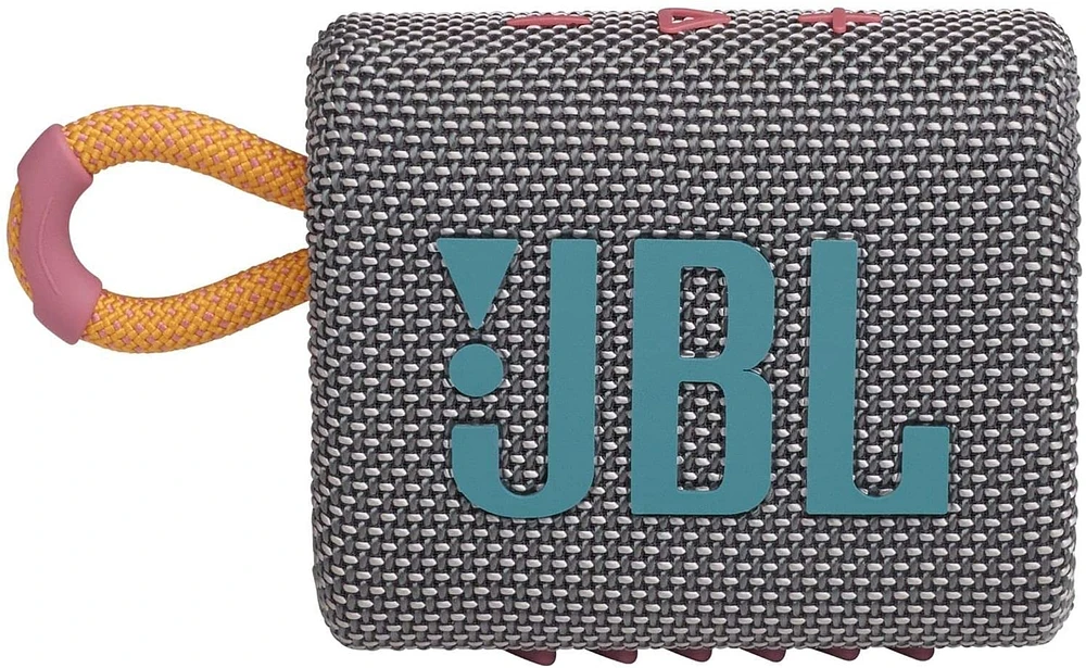 JBL Go 3 Bluetooth Speaker - Grey