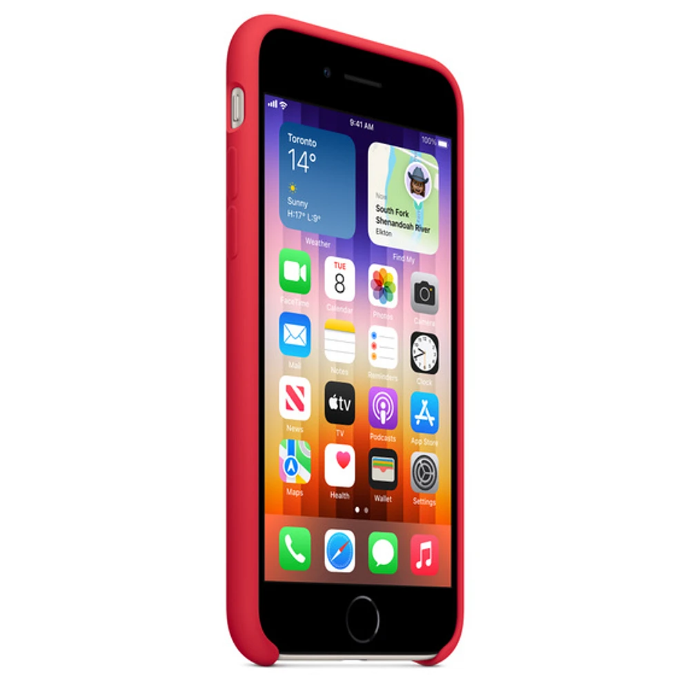 Apple iPhone SE (2nd & 3rd generation) Silicone Case – (PRODUCT)RED