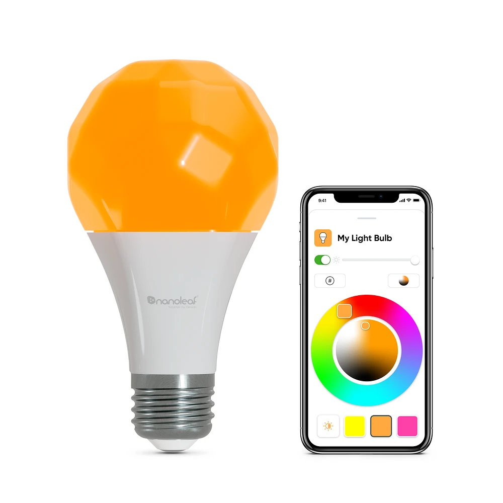 Nanoleaf Essentials - A19 Smart Bulbs (3 Pack)