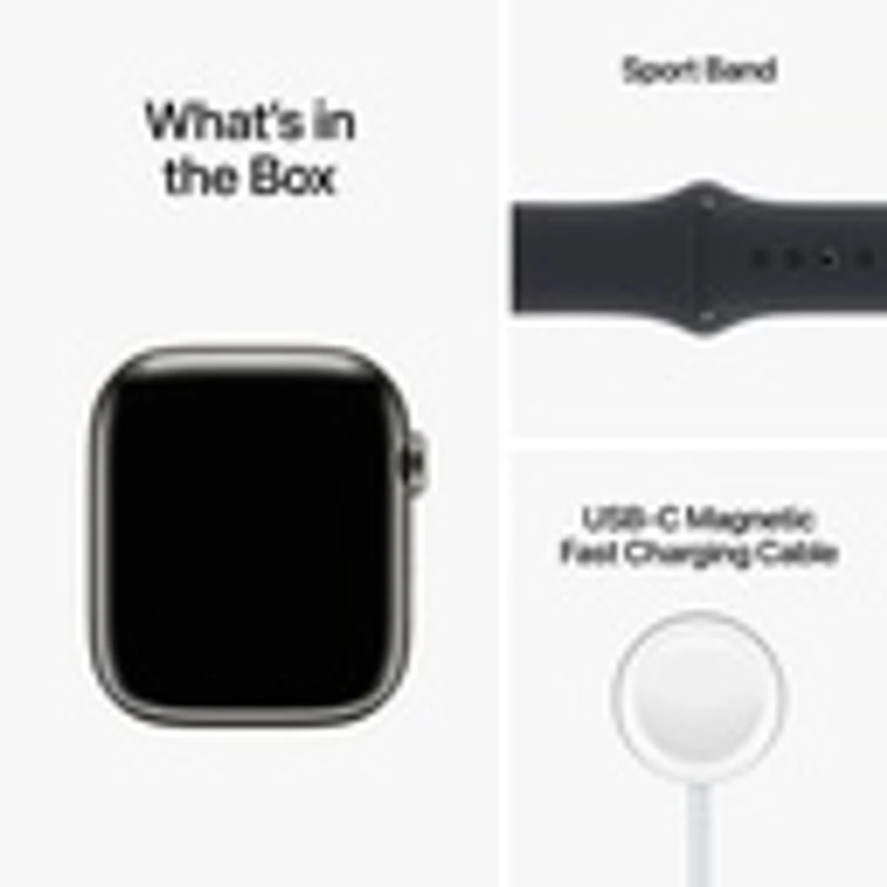 Apple Watch Series 8 Graphite Stainless Steel Case