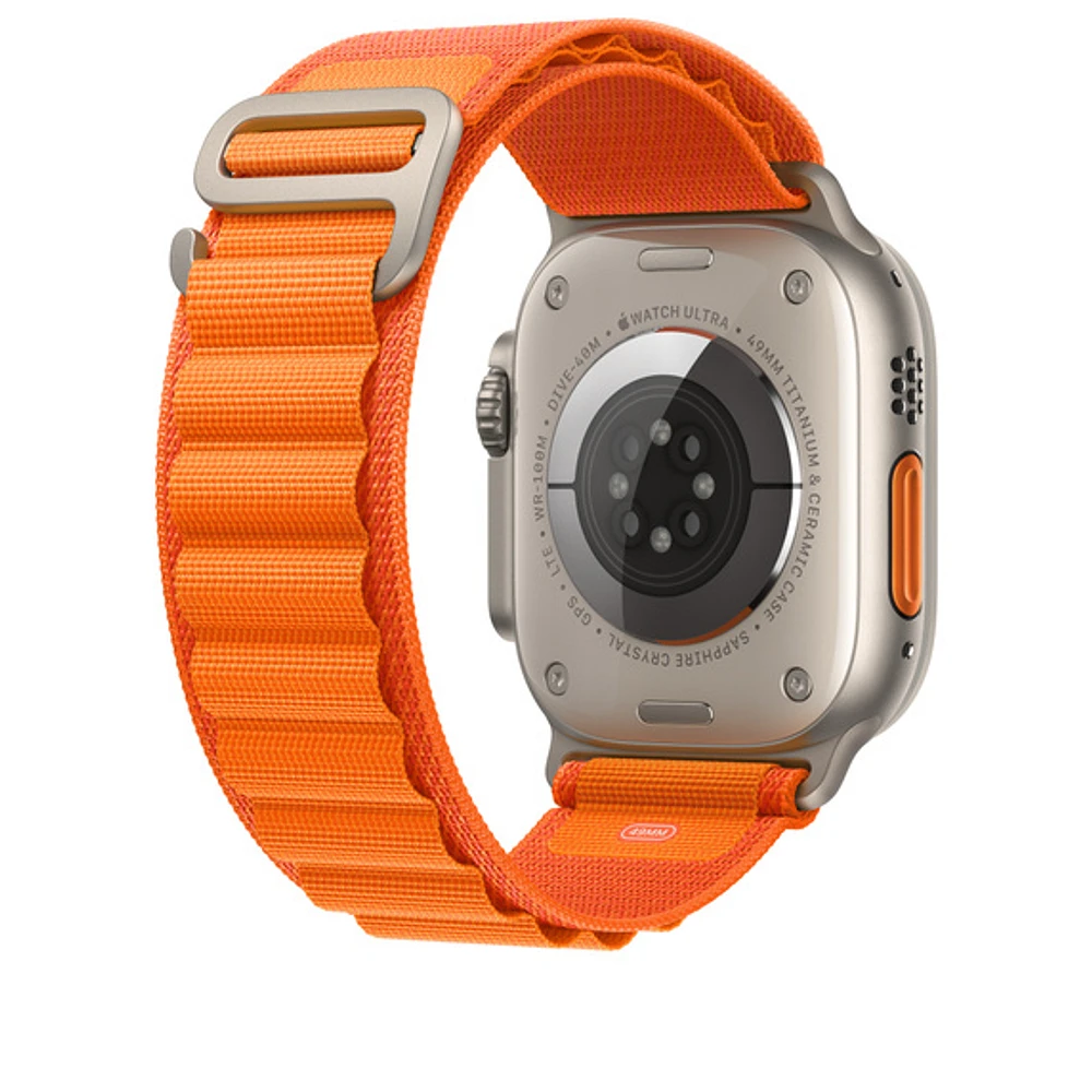 Apple 49mm Orange Alpine Loop - Medium