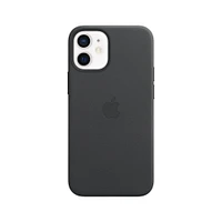 Apple iPhone 12 mini Leather Case with MagSafe - Black