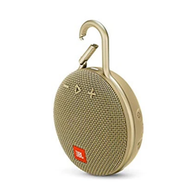 JBL Clip3 Bluetooth Speaker - Sand (Gold)