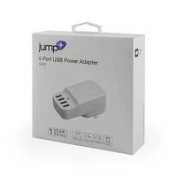 Jump+ 34W 4-Port USB Power Adapter