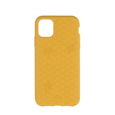 Pela iPhone 11 Pro Compostable Eco-Friendly Protective Case - Honey Bee