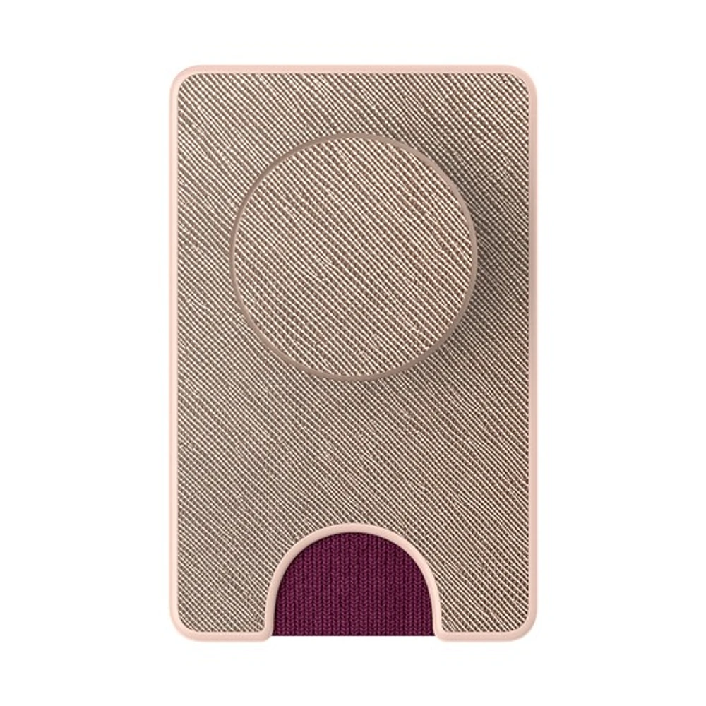 PopSockets PopWallet+ - Saffiano Rose Gold