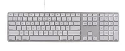 Matias USB Wired Aluminum Keyboard for Mac - Silver